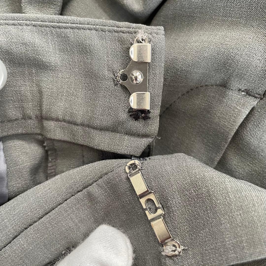 SUIT SELECT レディーススーツ M グレー 上品 通勤 就活 卒業式