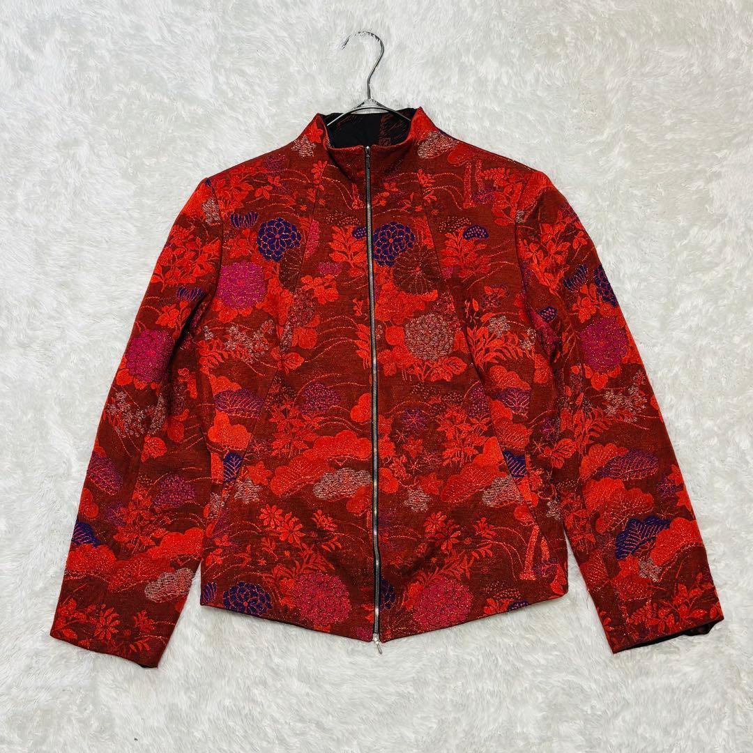 80s 希少 エルカ期 KENZO フラワー 花柄 総柄 ジップアップジャケット