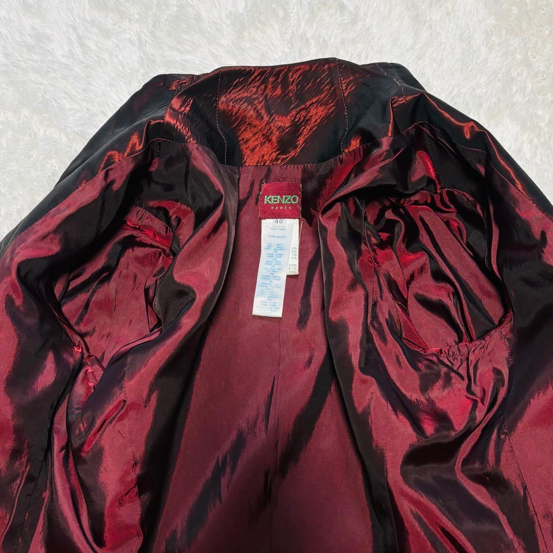 80s 希少 エルカ期 KENZO フラワー 花柄 総柄 ジップアップジャケット