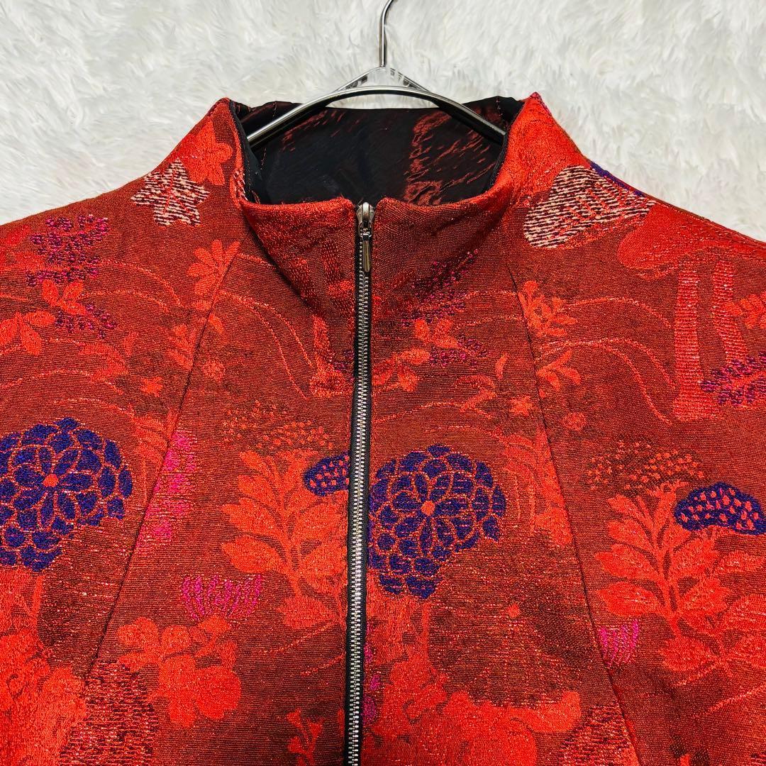 80s 希少 エルカ期 KENZO フラワー 花柄 総柄 ジップアップジャケット