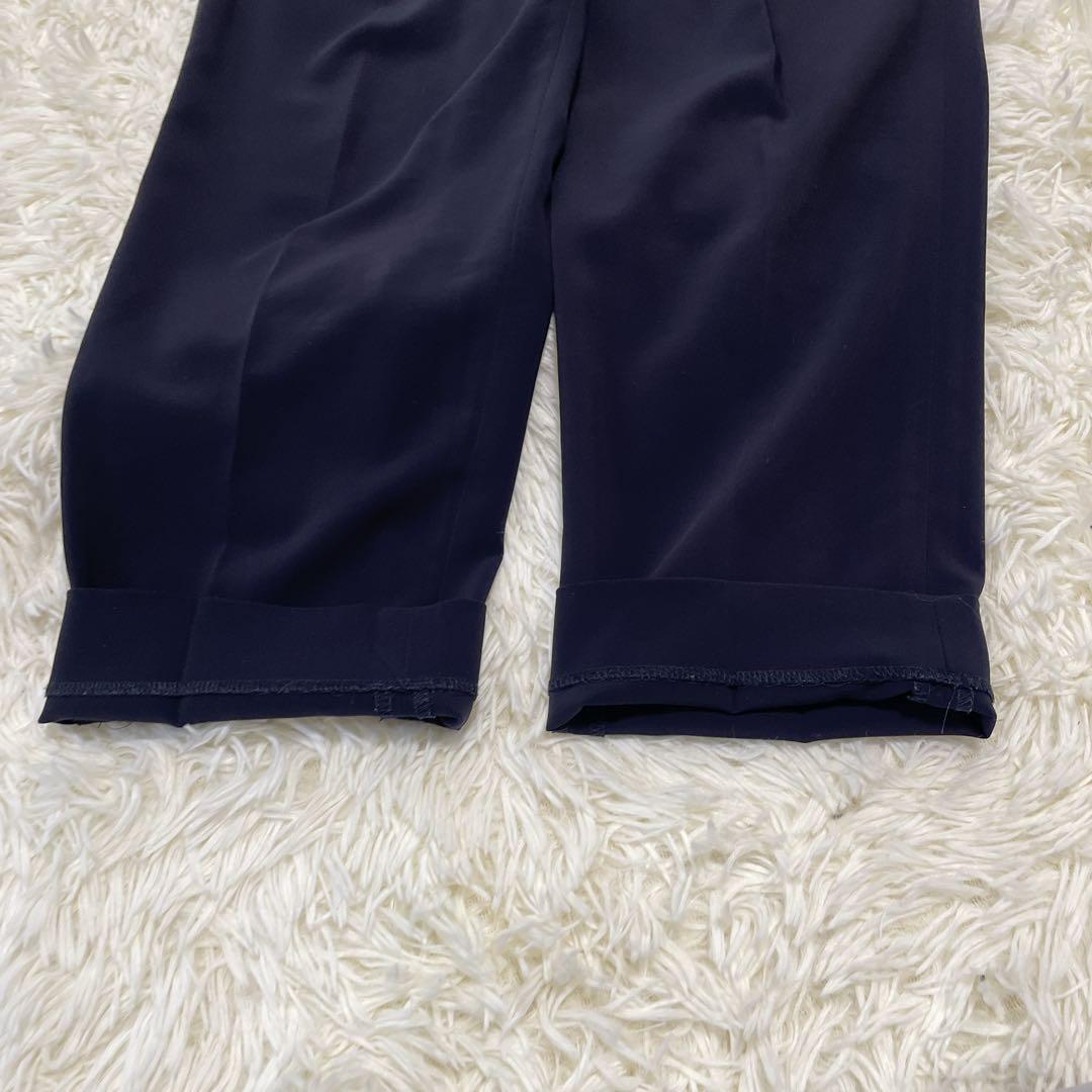 美品 42【green label relaxingテーラードJKパンツスーツ】