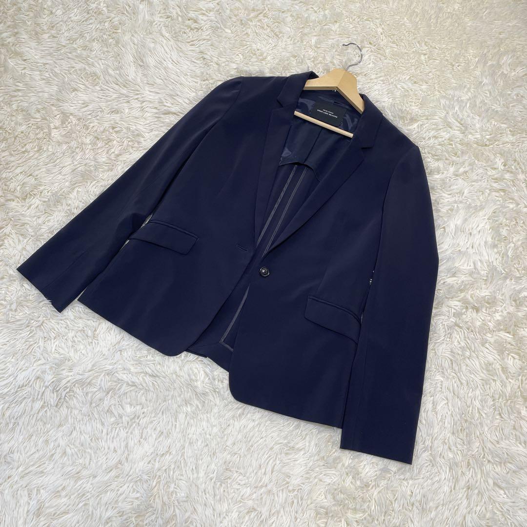 美品 42【green label relaxingテーラードJKパンツスーツ】