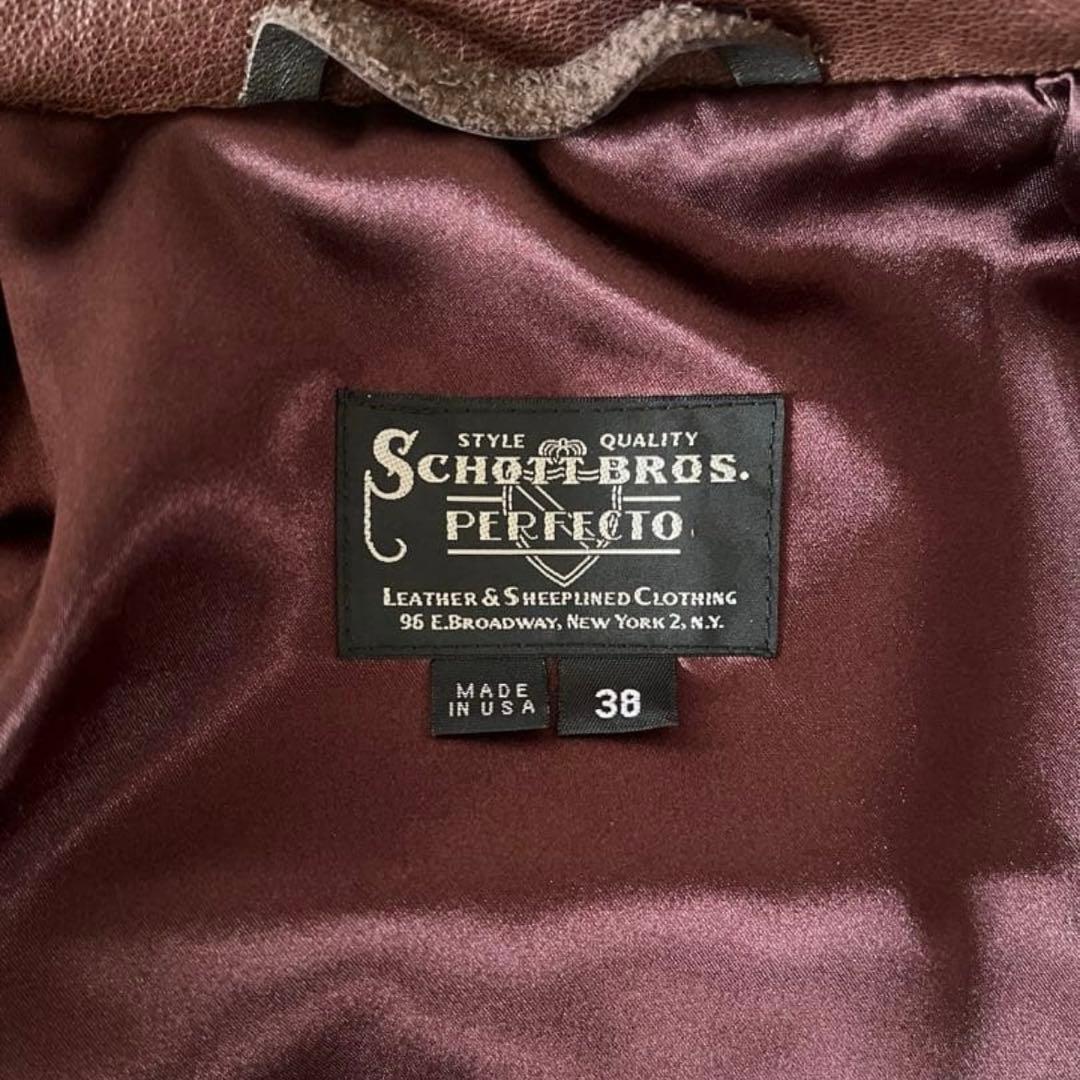 大幅値下げ Schott レザージャケット スウェード　320US サイズ38