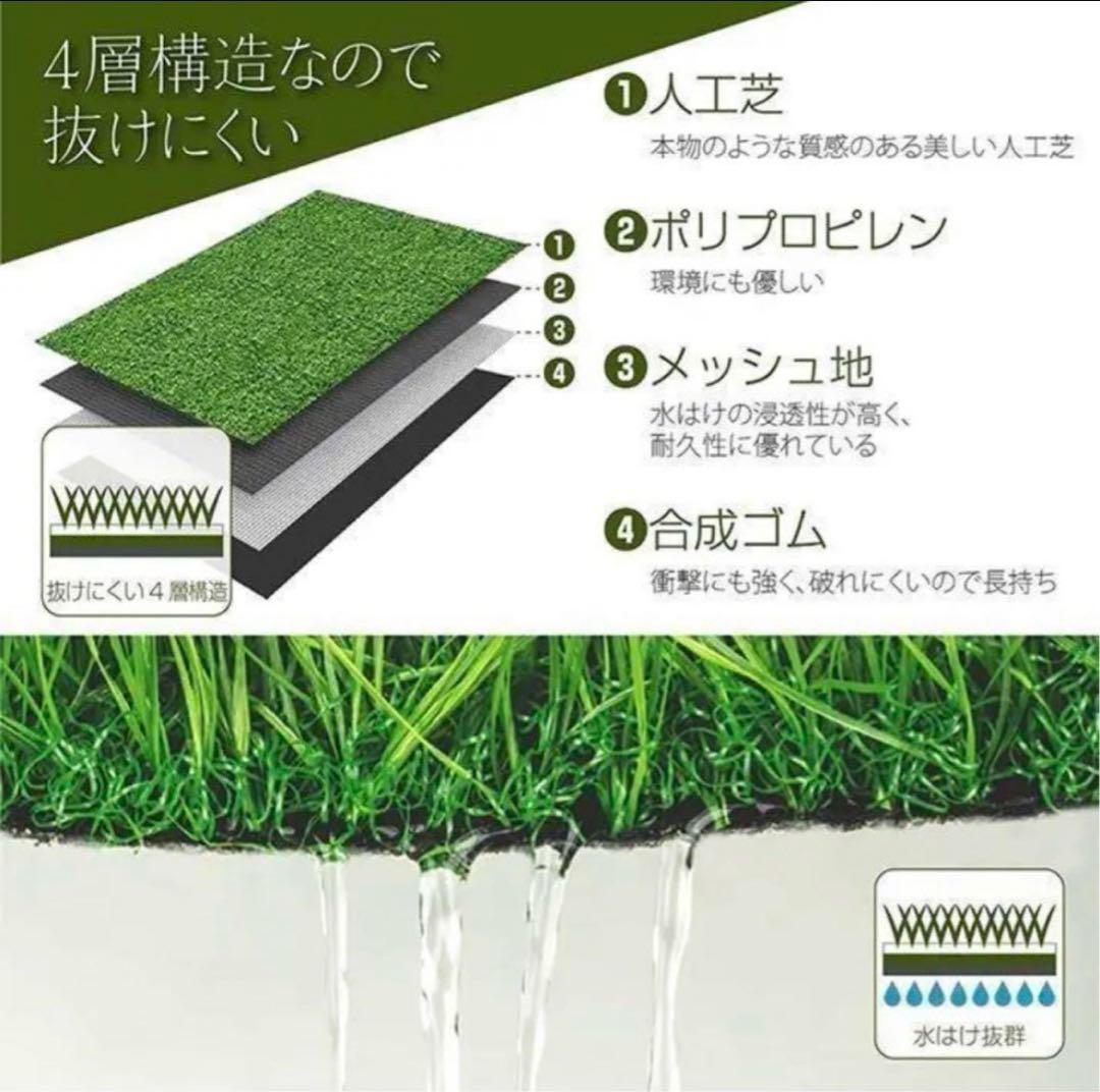 人工芝 ロール 1m×20m 芝丈35mm 人工芝マット 屋外 庭