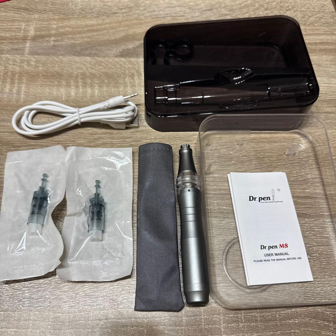 Dr.pen M8 美顔器 マイクロニードリング 交換針2個付き