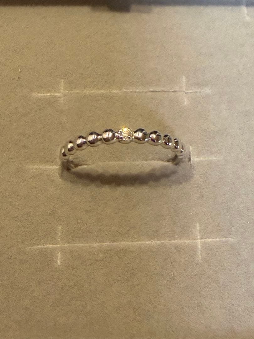 TSUTSUMI K10WG ダイヤモンドリング