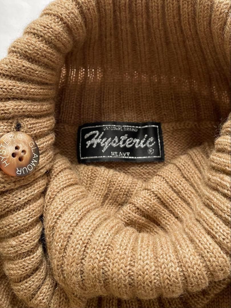 Hysteric ヒステリックグラマー◆ウールモヘヤタートルネックニット Y2K