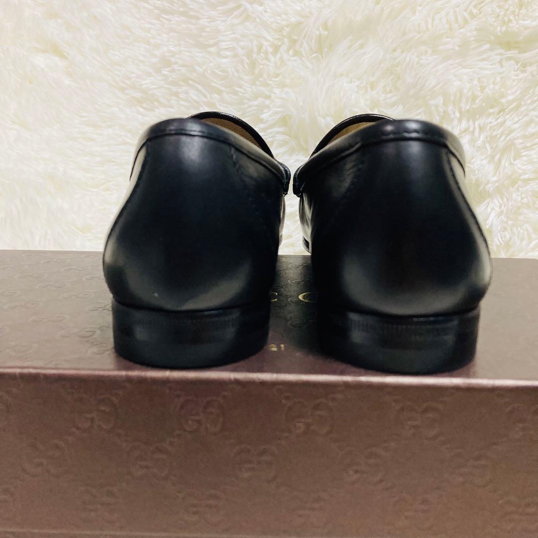 GUCCI グッチ　ゴールド ホースビット36  ローファー 1953 ブラック