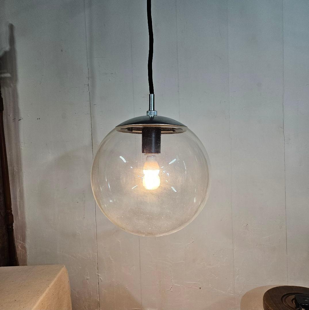 ジャパンヴィンテージ 球体ガラスのペンダントライト ナショナル 松下電器