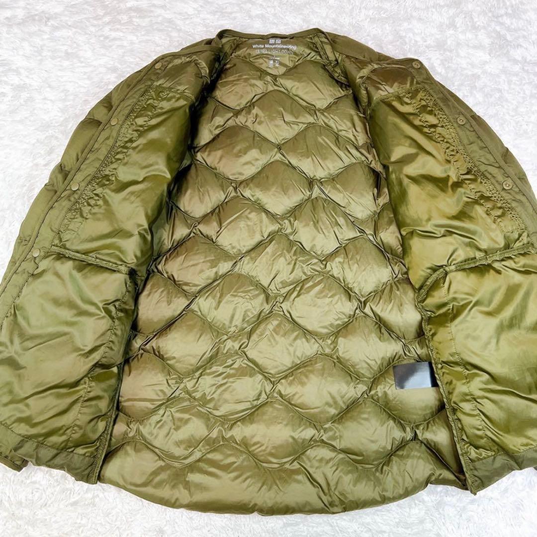 極美品✨ユニクロ ウルトラライトダウンオーバーサイズジャケット オリーブ L