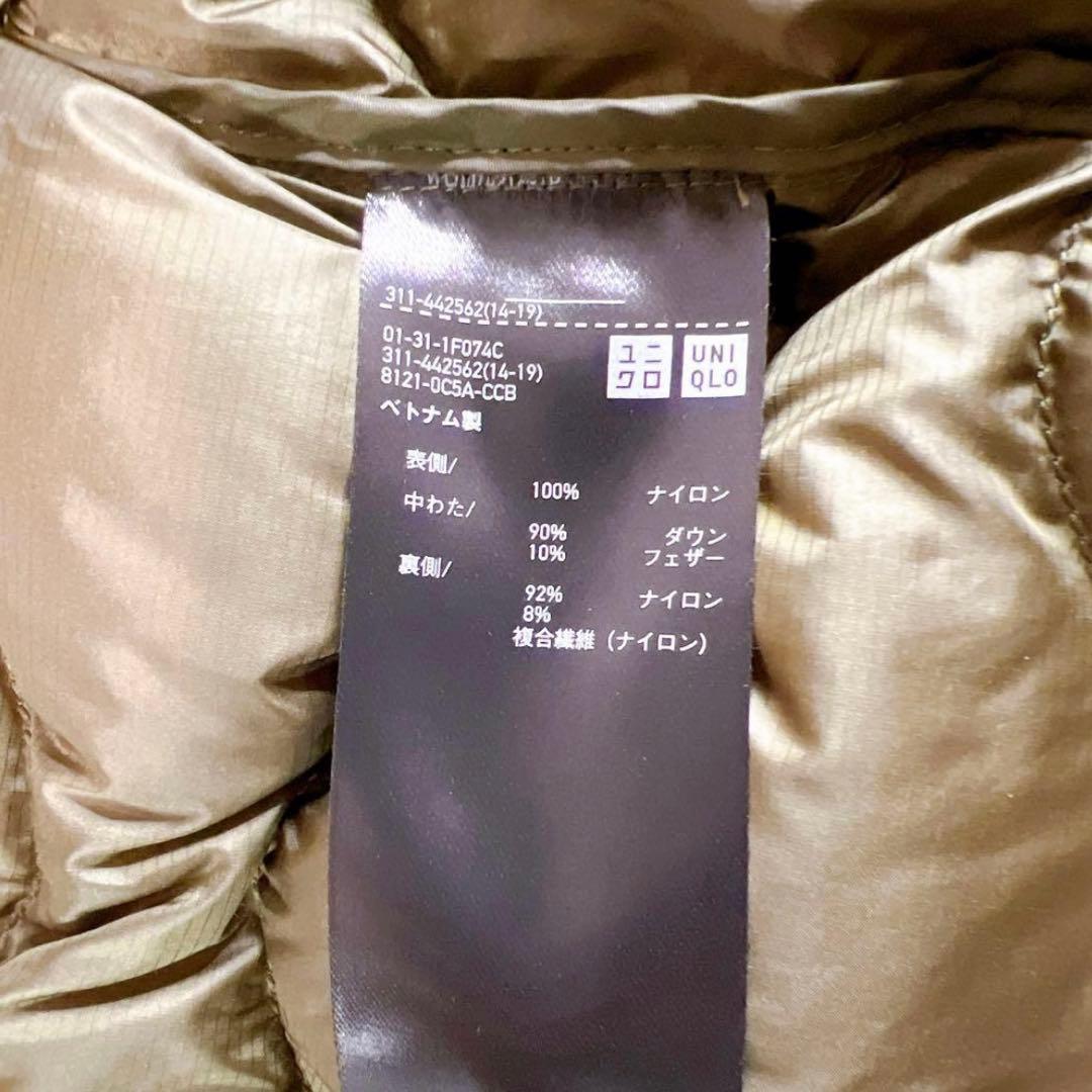 極美品✨ユニクロ ウルトラライトダウンオーバーサイズジャケット オリーブ L