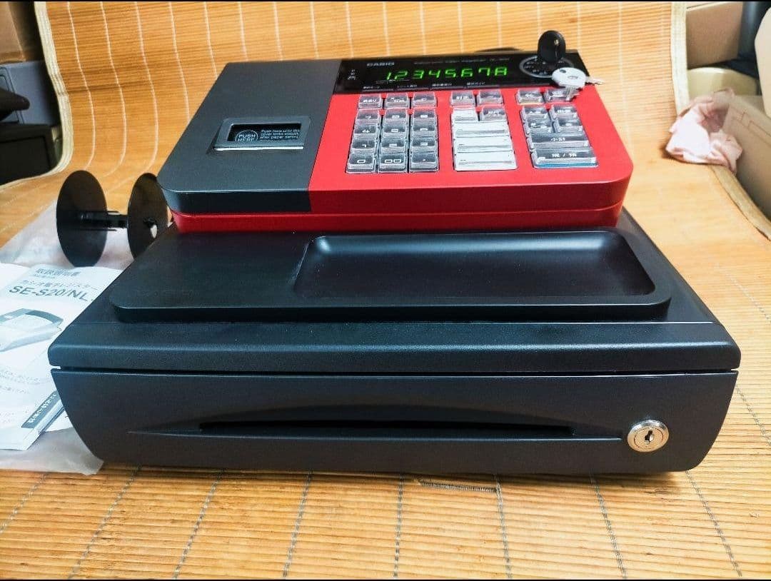 カシオレジスター　SE-S20/NL200　人気機種　送料無料　707100