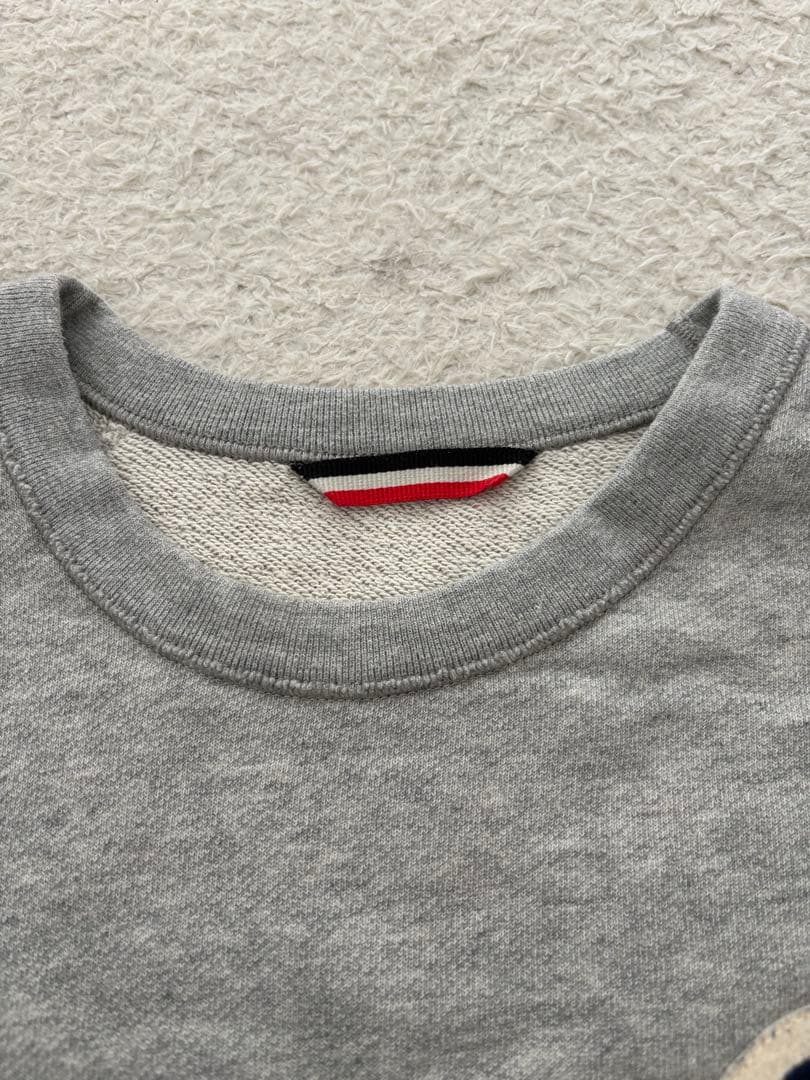 MONCLER グレー クルーネック スウェット M