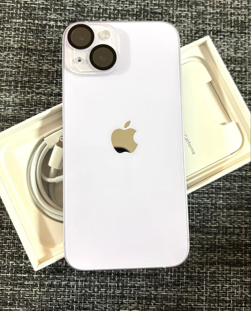 【美品】iPhone14 128GB パープル SIMフリー