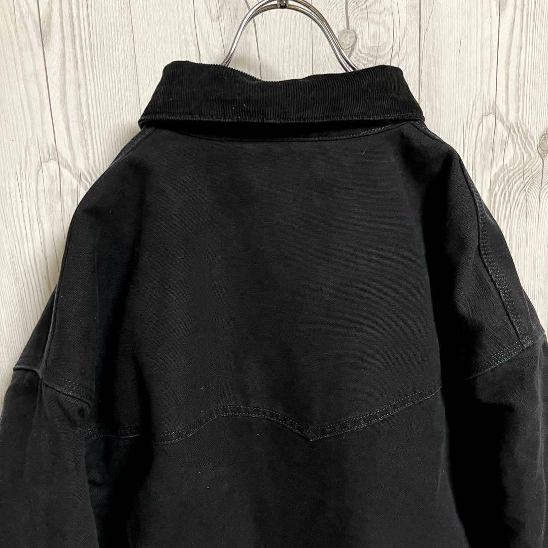 カーハート★サンタフェジャケット メンズXXL黒　ワークウェアアウタージャケット