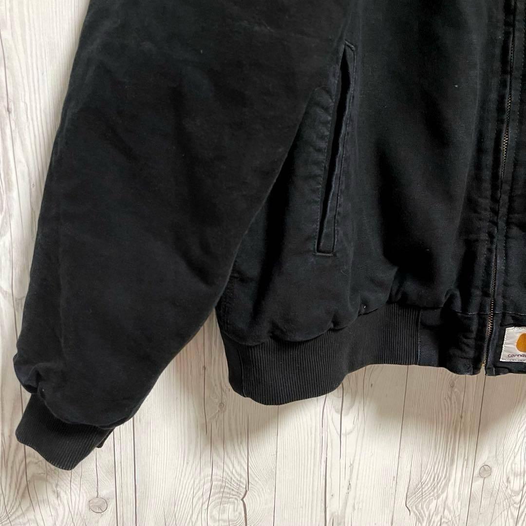 カーハート★サンタフェジャケット メンズXXL黒　ワークウェアアウタージャケット