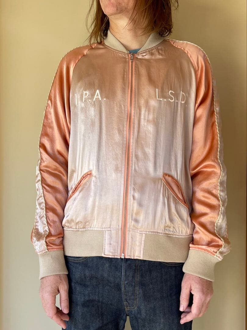 black weirdos 刺繍 スカジャン M ブラックウィドー