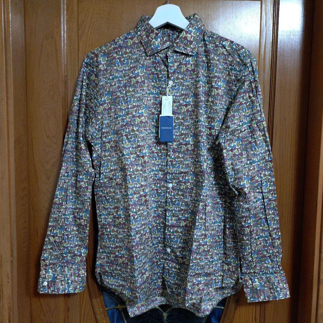 新品　　TOMORROWLAND 　長袖シャツ　リバティ　ジェニーズリボンズ　Ｌ