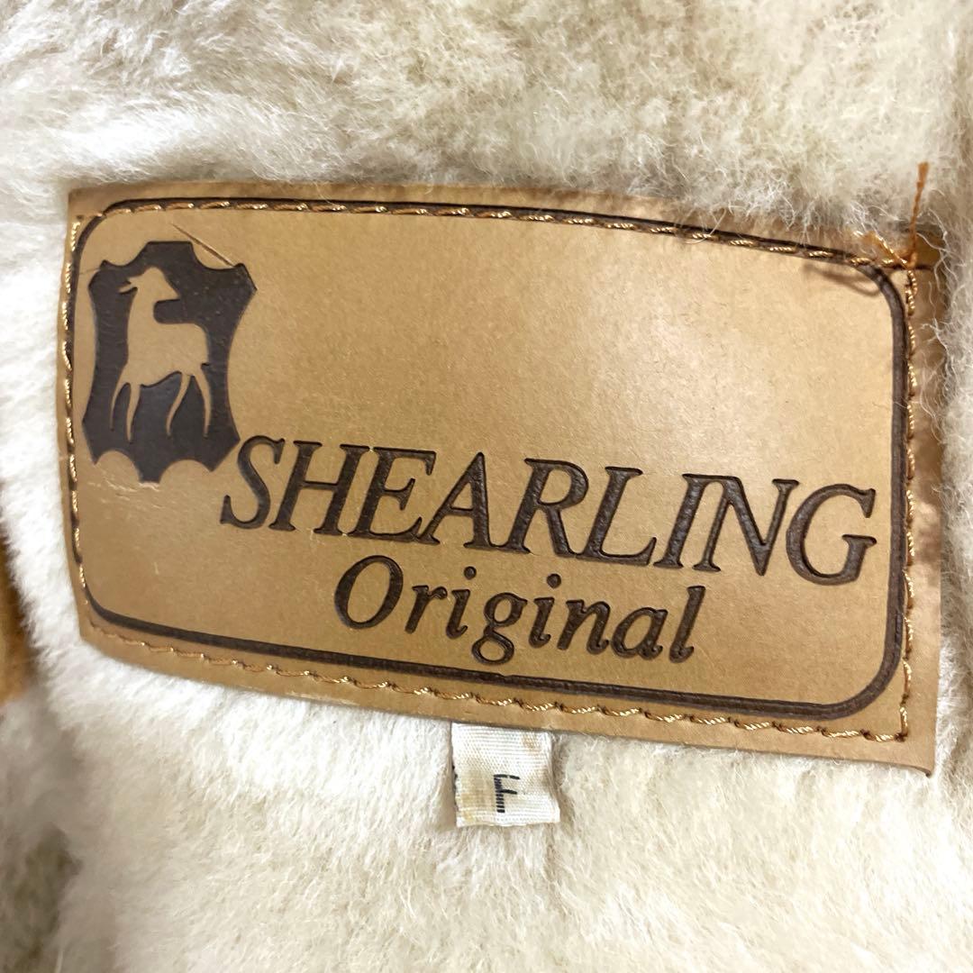 80s！極暖！トルコ製 羊革 ムートンジャケット ボア ランチコート ラムスキン