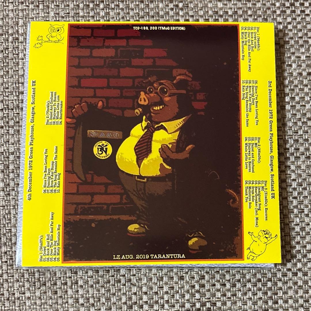 led zeppelin / 1972年グラスゴー公演5CD