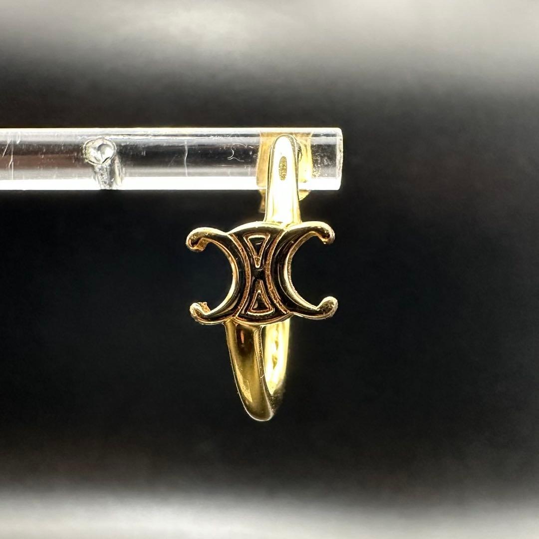 極美品✨　セリーヌ　ピアス　アシメントリック　ゴールド　1335