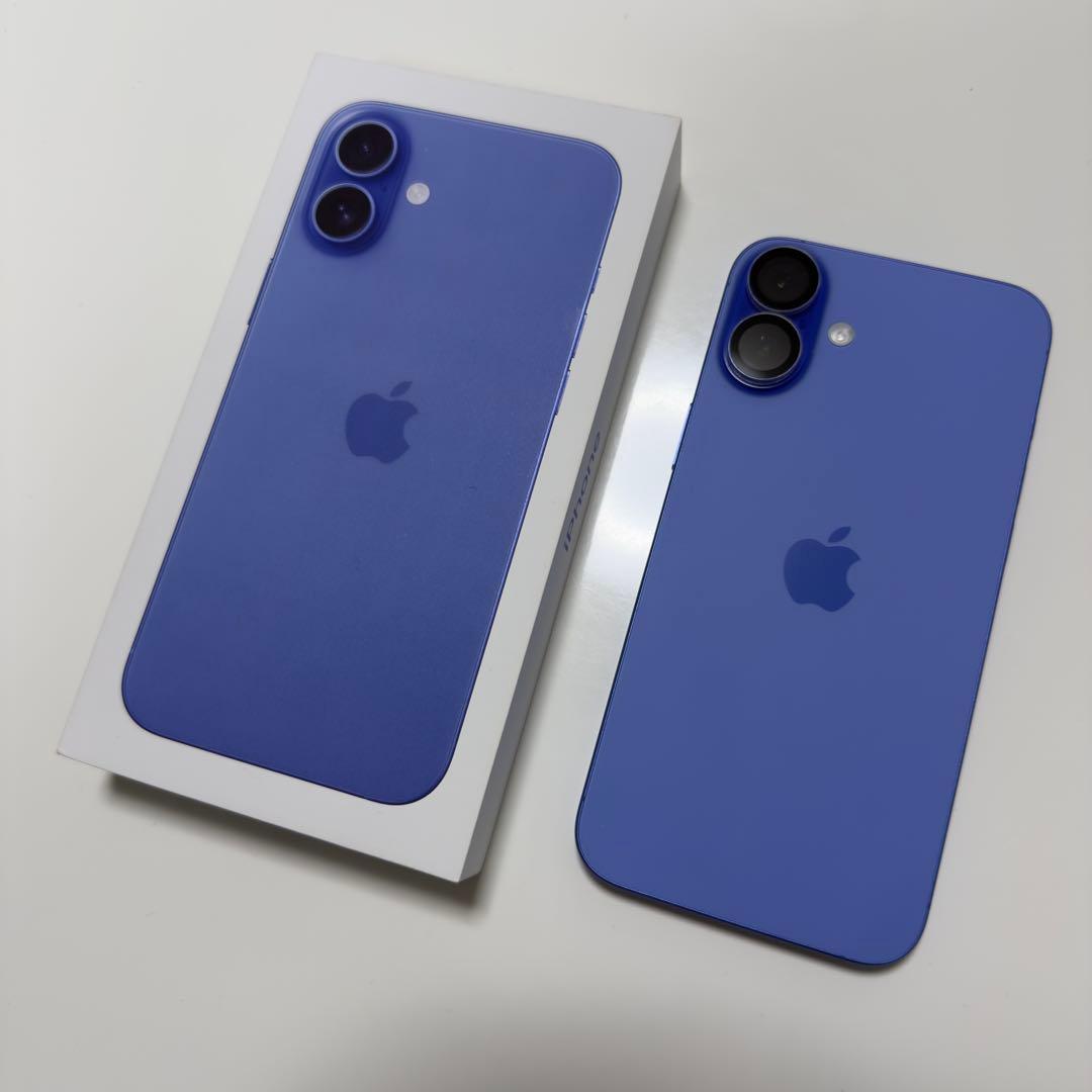 【美品・おまけ付】iPhone16 Plus 512GB ウルトラマリン（ブルー