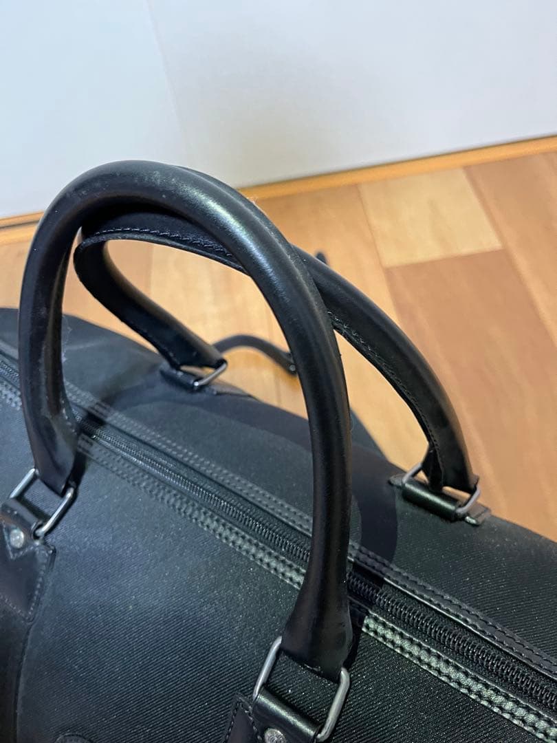 【純正ショルダーストラップ付き】ハンティングワールド ボストンバッグ 黒