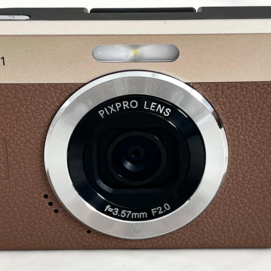 極美品 KODAK PIXPRO C1 BN ブラウン コダック デジカメ