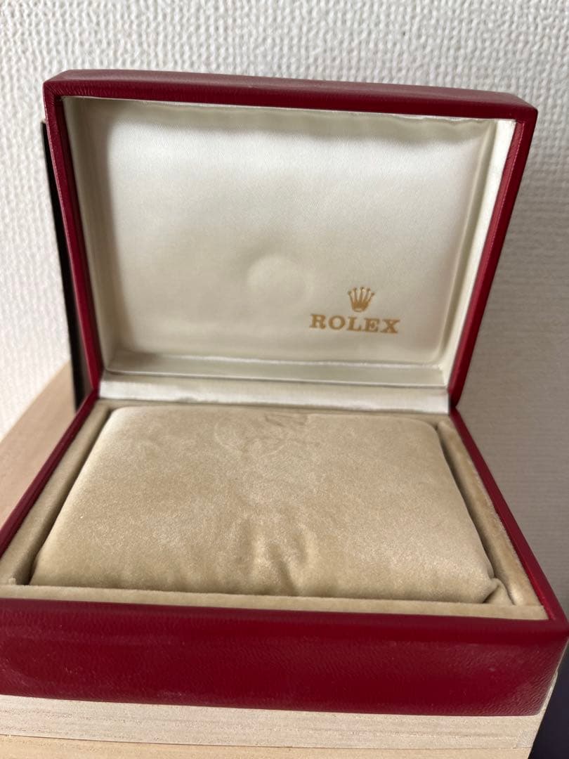 【ROLEX純正 14.00.02】赤レザーオイスターパーペチュアデイトジャス