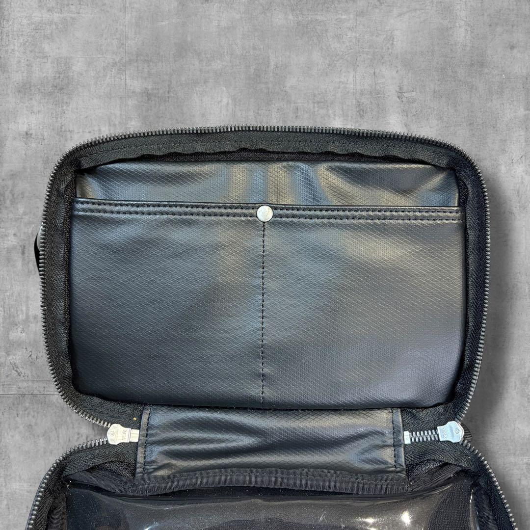 【極美品】ラゲッジレーベル 青タグ ニューライナー ショルダーバッグ 2層 黒