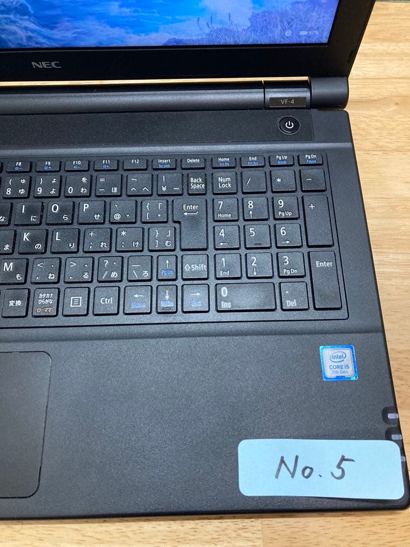 中古ノートパソコン　15.6インチ　NEC製　〔NO.5〕