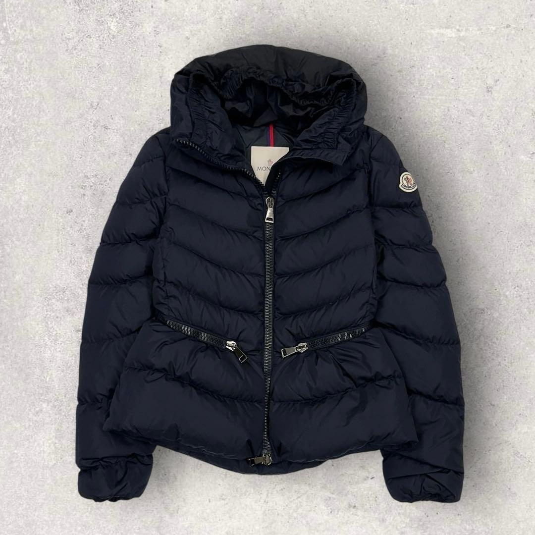 12044【美品・QR鑑定済み】モンクレール　MIRIEL ダウンジャケット　黒