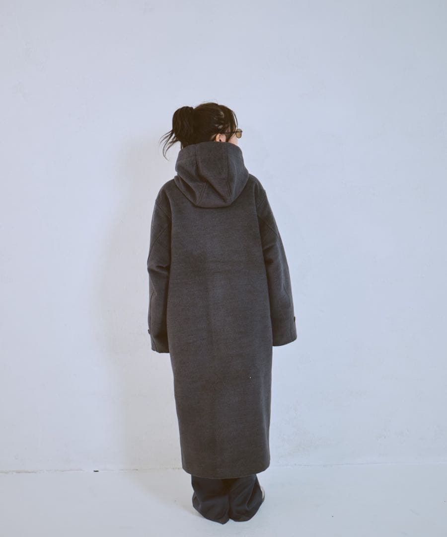 COMMON GULL PRODUCTS フード付きダッフルコート（グレー）