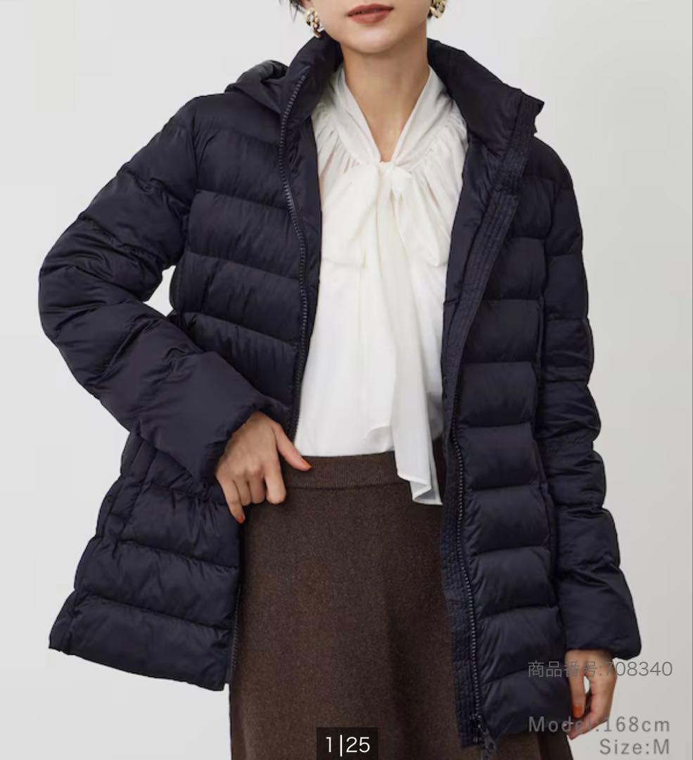 【PLST】リモンクパデッドハーフコート BLACK S