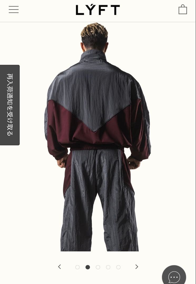 LYFT V-FORM TRACK JACKET パンツセット-D.GREY