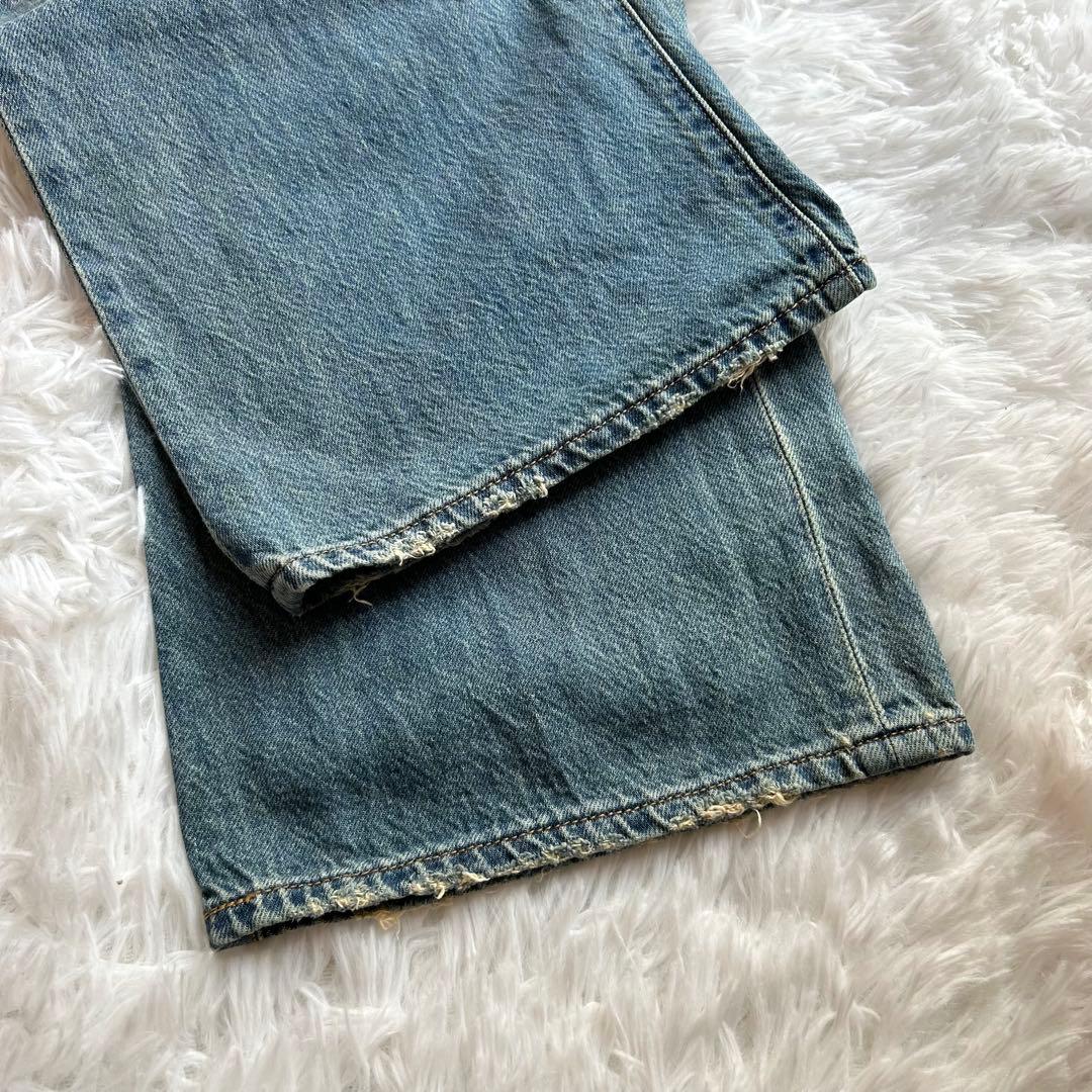 Ungrid Levi's別注RIBCAGE ＷIDE LEGデニム25インチ