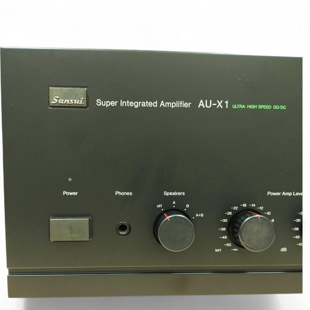 フルレストア済美品！山水Sansui AU-X1 プリメインアンプ