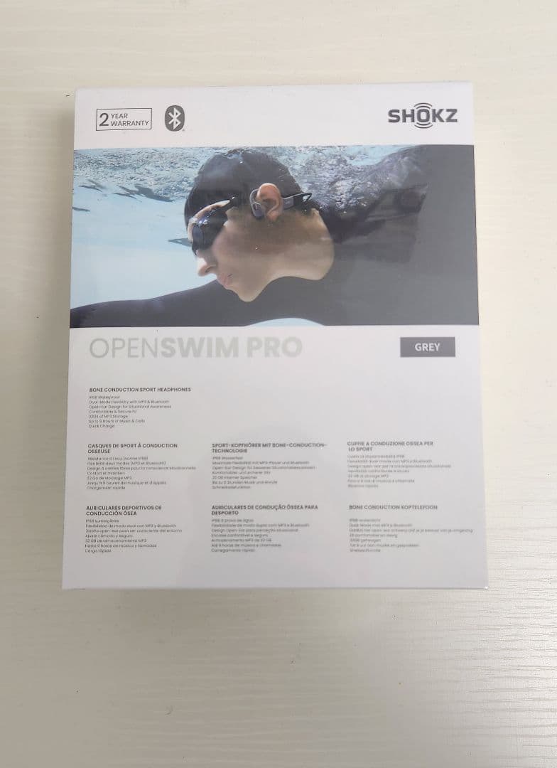 【新品・未使用・未開封】SHOKZ OPEN SWIM PRO 骨伝導イヤホン