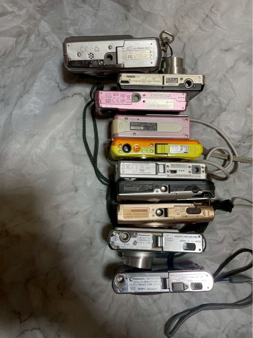 コンパクトデジタルカメラセット 10台