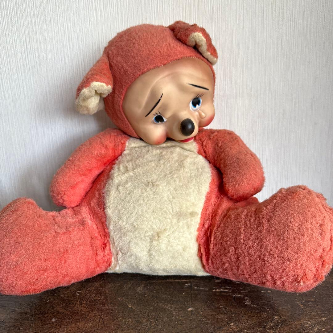 ビンテージ ラシュトン ラバーフェイス ドール 泣き顔 ベア