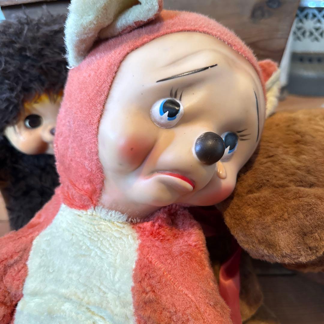 ビンテージ ラシュトン ラバーフェイス ドール 泣き顔 ベア