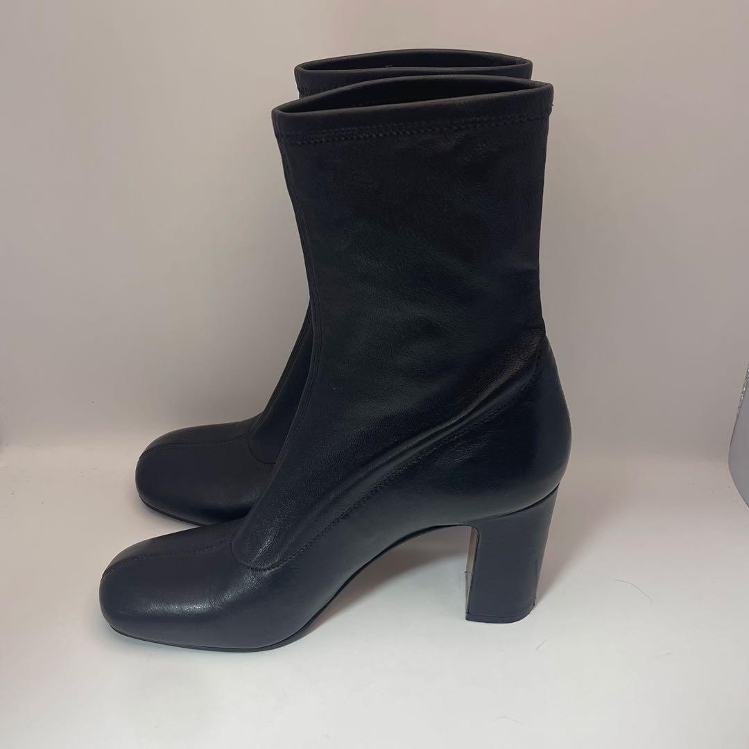 【極美品】PELLICO ペリーコ ストレッチブーツ ブラック 38 レザー