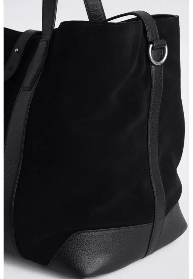 COS WEEKENDER TOTE BAG SUEDE トートバッグ