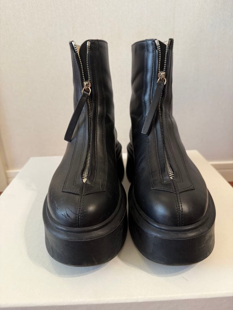 THE ROW ZIPPED BOOTS black サイズ36