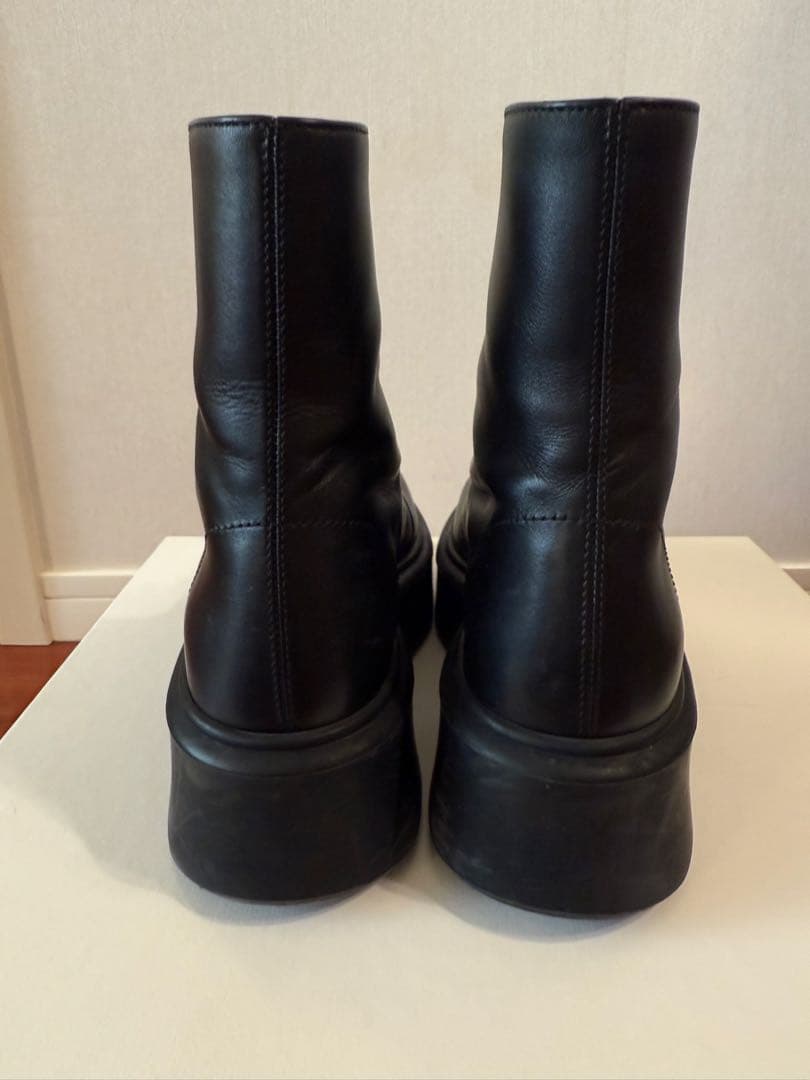 THE ROW ZIPPED BOOTS black サイズ36