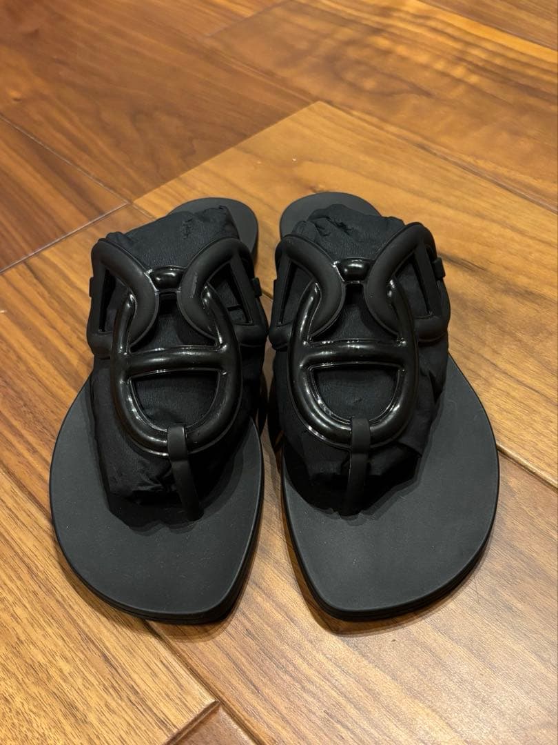 HERMES エルメス　シェーヌダンクル サンダル A-9182 37