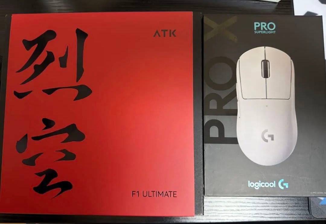 Logicool PRO X Superlight＋ATK F1Ultimate