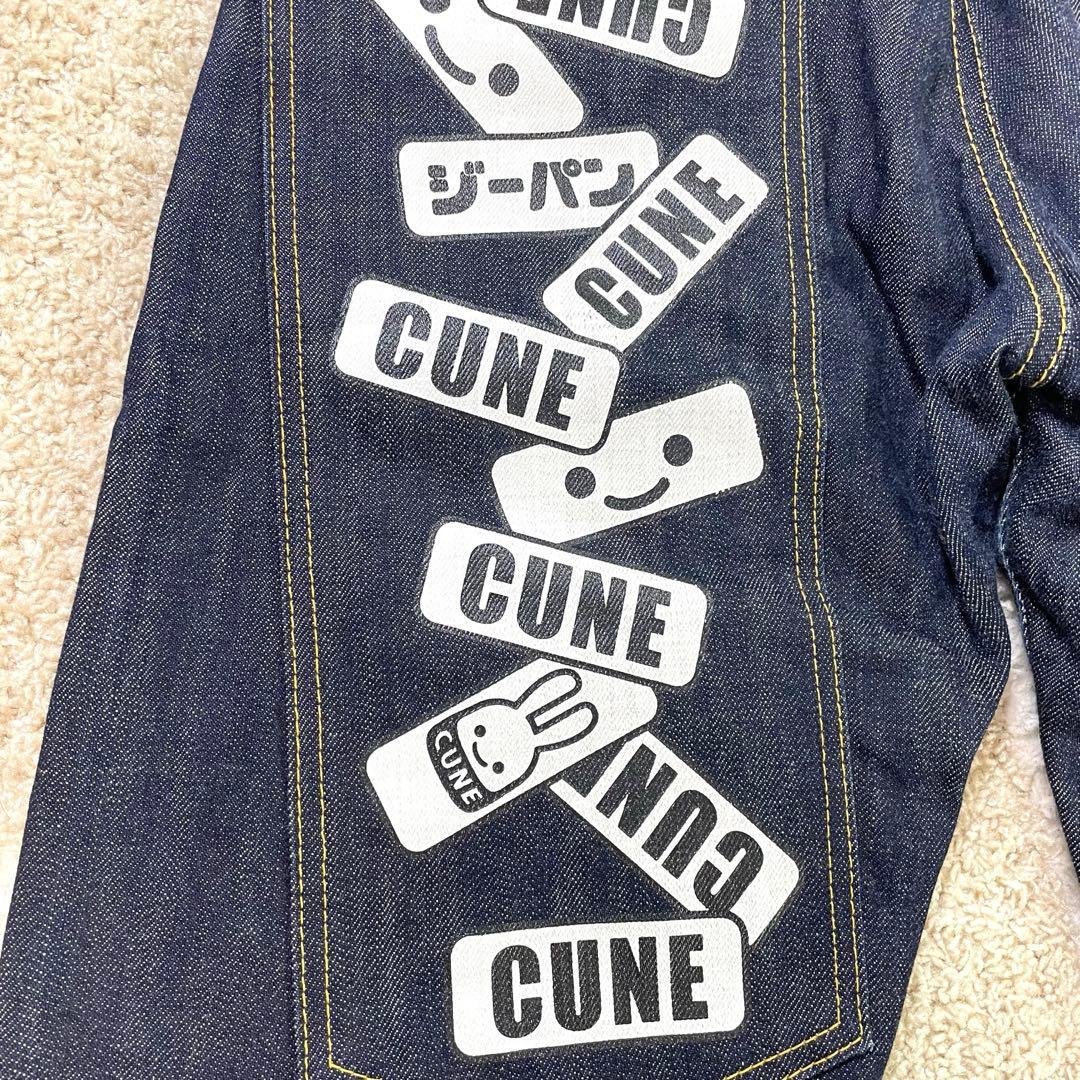【美品】CUNE キューン　デニム　ジーンズ　うさぎ　サイズ28