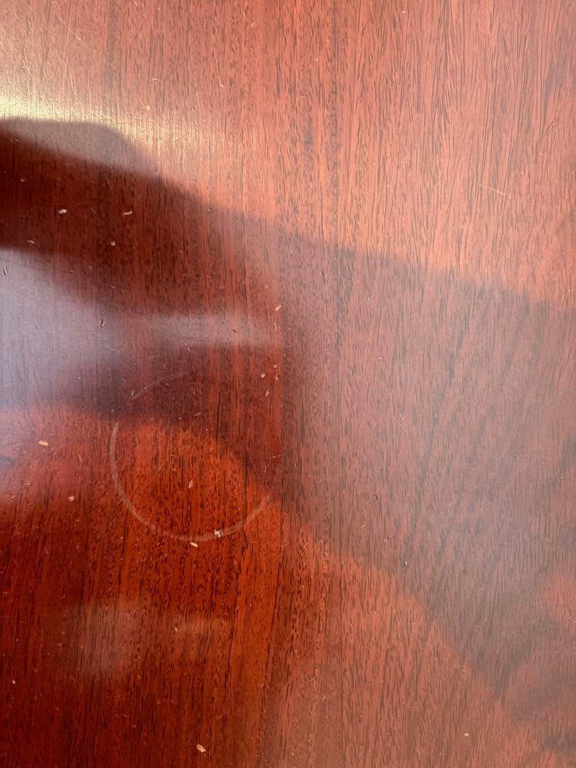 古物　古い文机　引き出し付き