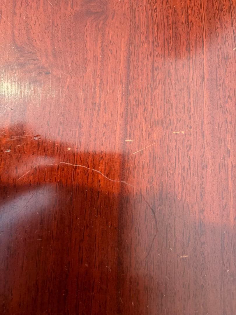 古物　古い文机　引き出し付き